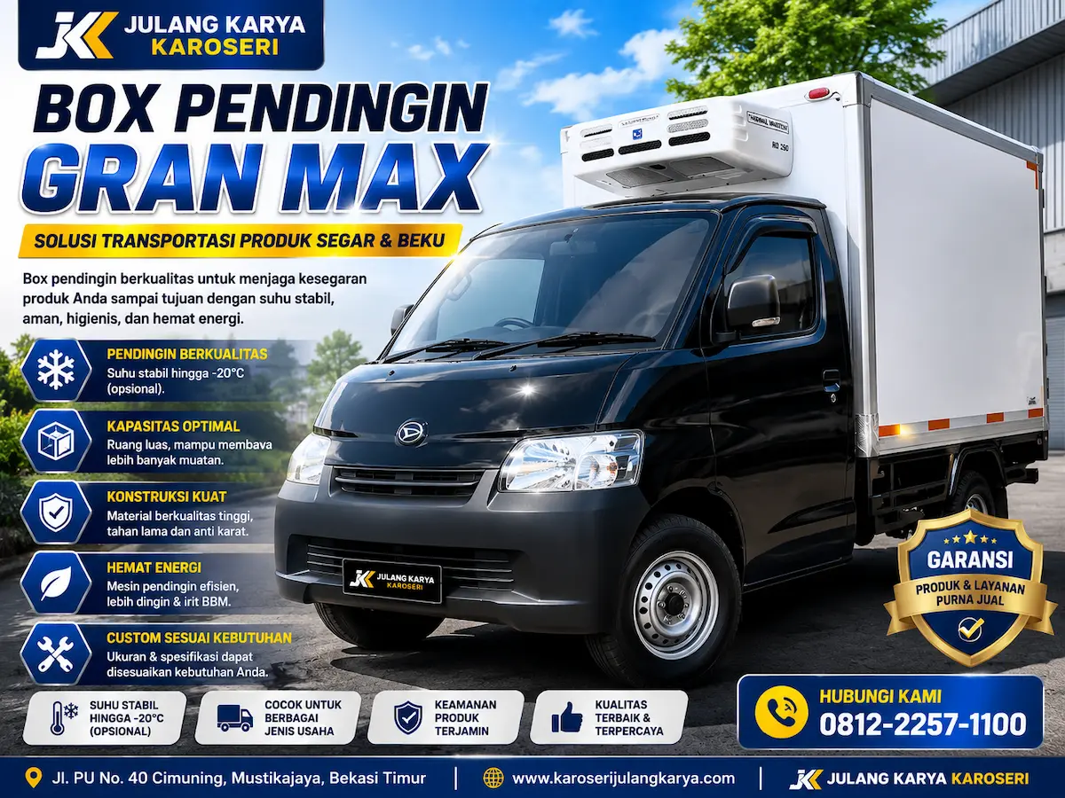 karoseri box peningin granmax julang karya