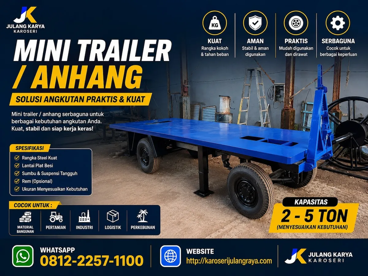 mini trailer julang karya