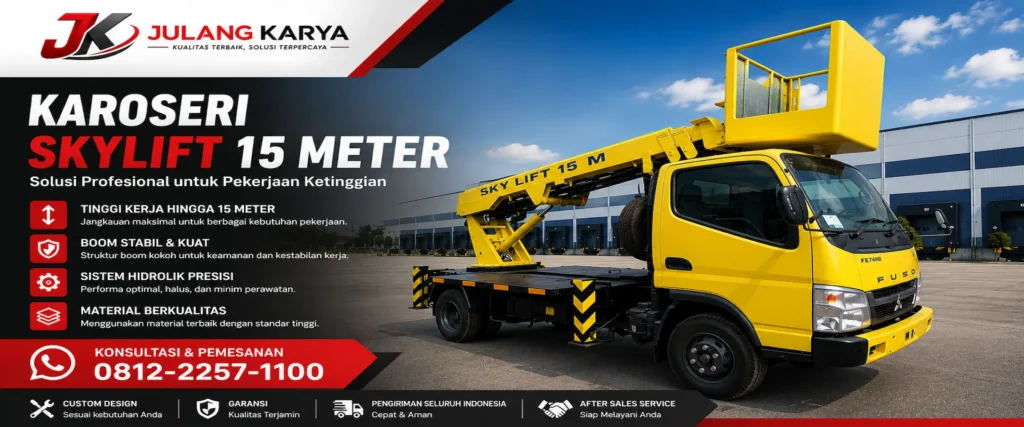 karoseri skylift 15 meter