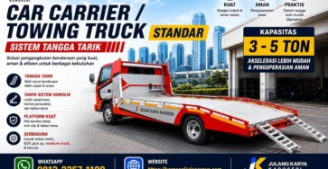 mengerjakan pembuatan towing standard ataupun hydraulic