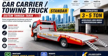 toing standdard dengan tangga sliding