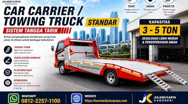 toing standdard dengan tangga sliding