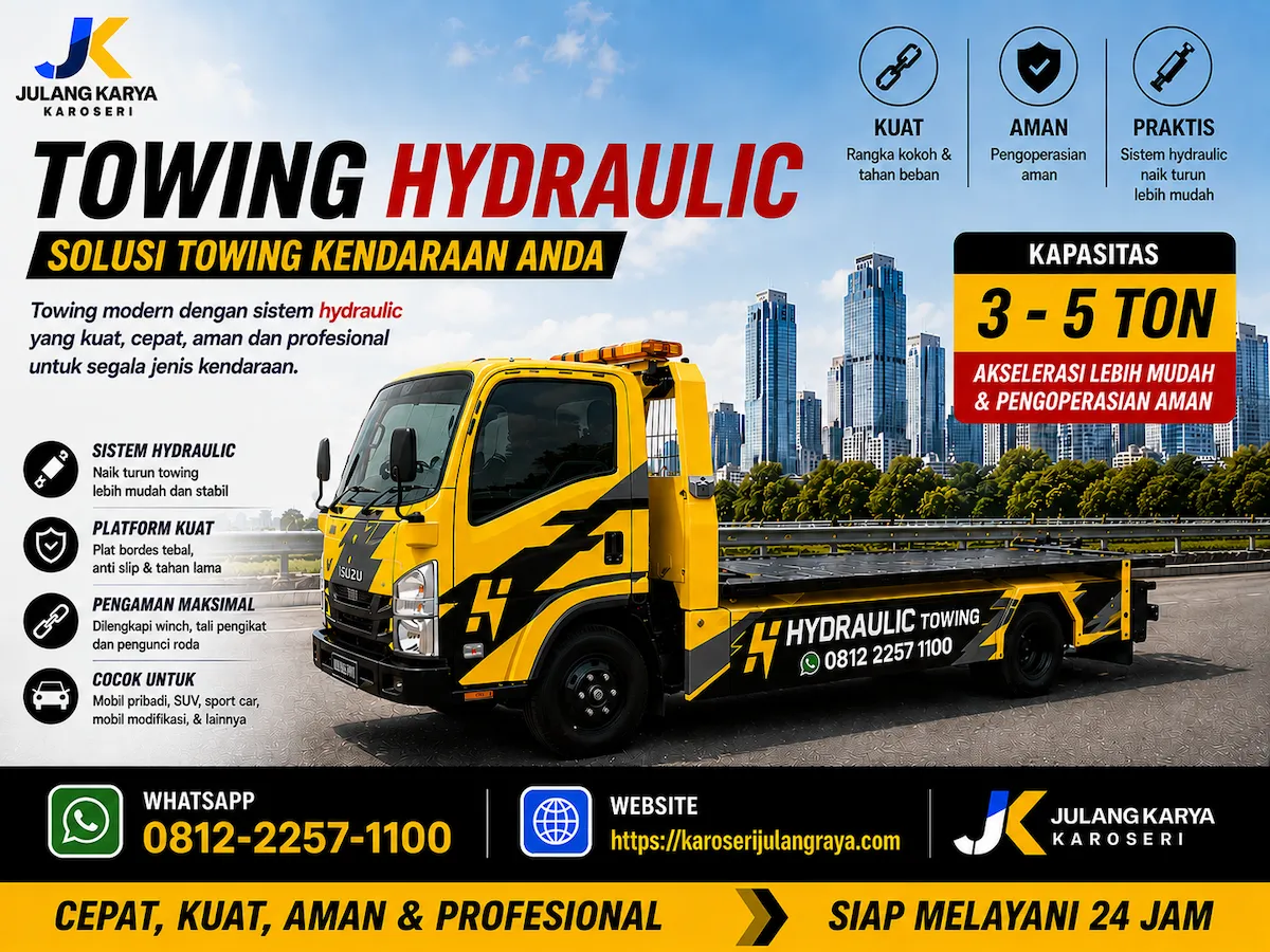 towing hydraulic julang raya
