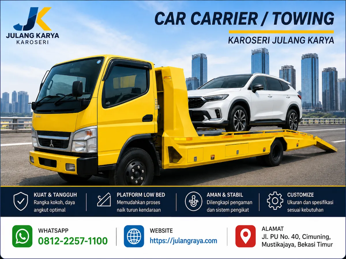 towing standard karoseri julang karya